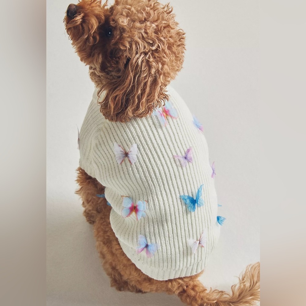 FOUND Seasonal 3D Motif Pet Sweater made for Anthro size M